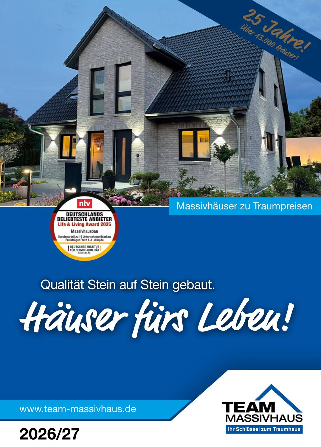 TEAM Hauskatalog 2026 · Titelseite