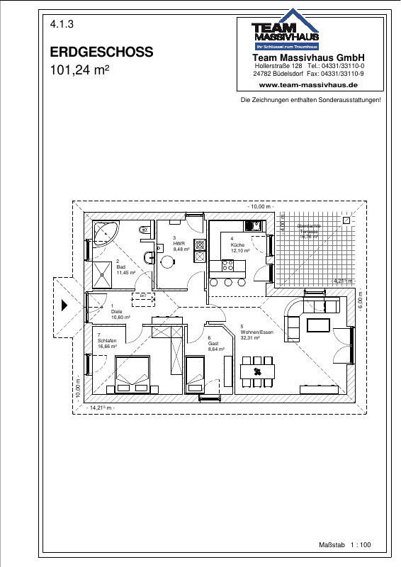 Vorschau 4.1.3 Winkelbungalow 105